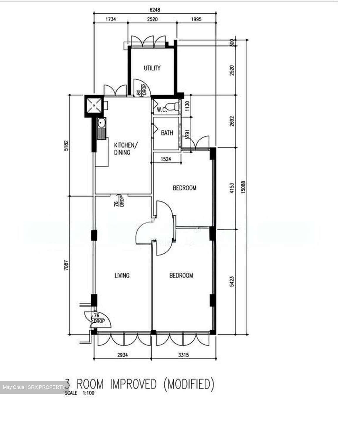 Blk 59 Marine Terrace Haven (Marine Parade), HDB 3 Rooms #530887171